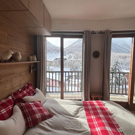 Apartament Les Tanieres De Montgenevre - La Marmotte - Duplex 4 P Entierement Renove Avec Vue Magnifique Zewnętrze zdjęcie