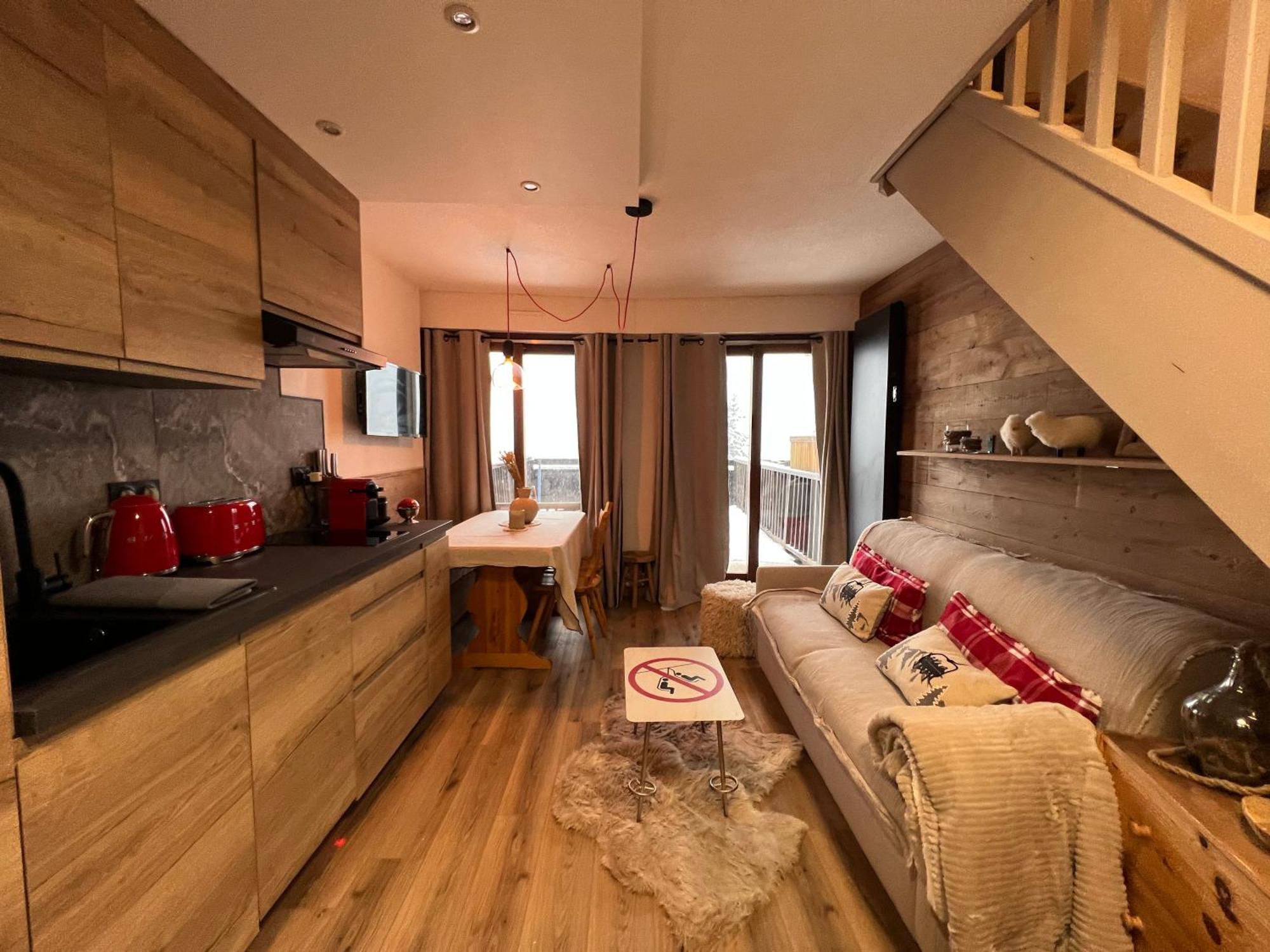 Apartament Les Tanieres De Montgenevre - La Marmotte - Duplex 4 P Entierement Renove Avec Vue Magnifique Zewnętrze zdjęcie